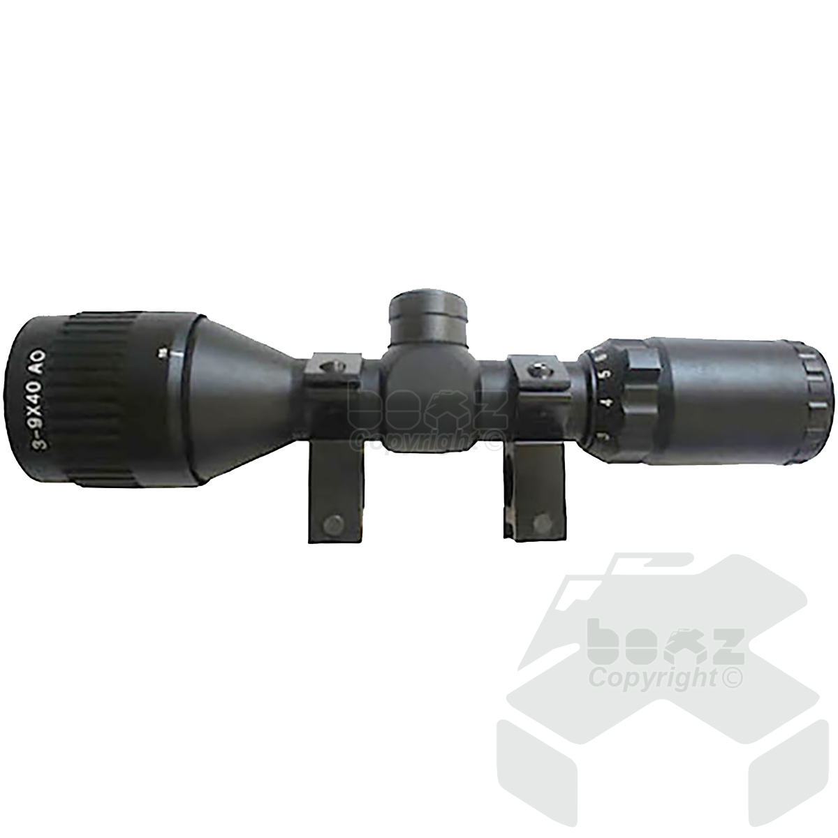 London Armoury Resurrection 3-9x40 AO Extra Compact Riflescope with Two-piece Mounts