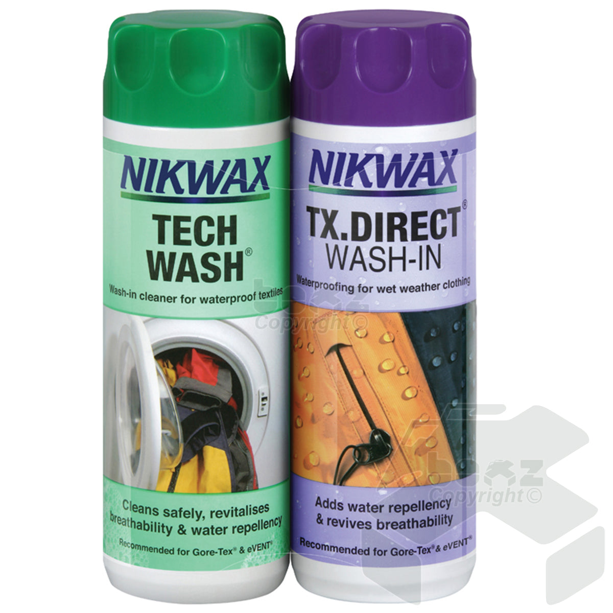 Nikwax TX Direct & Tech Wash Twin Pack 300ml Bottle