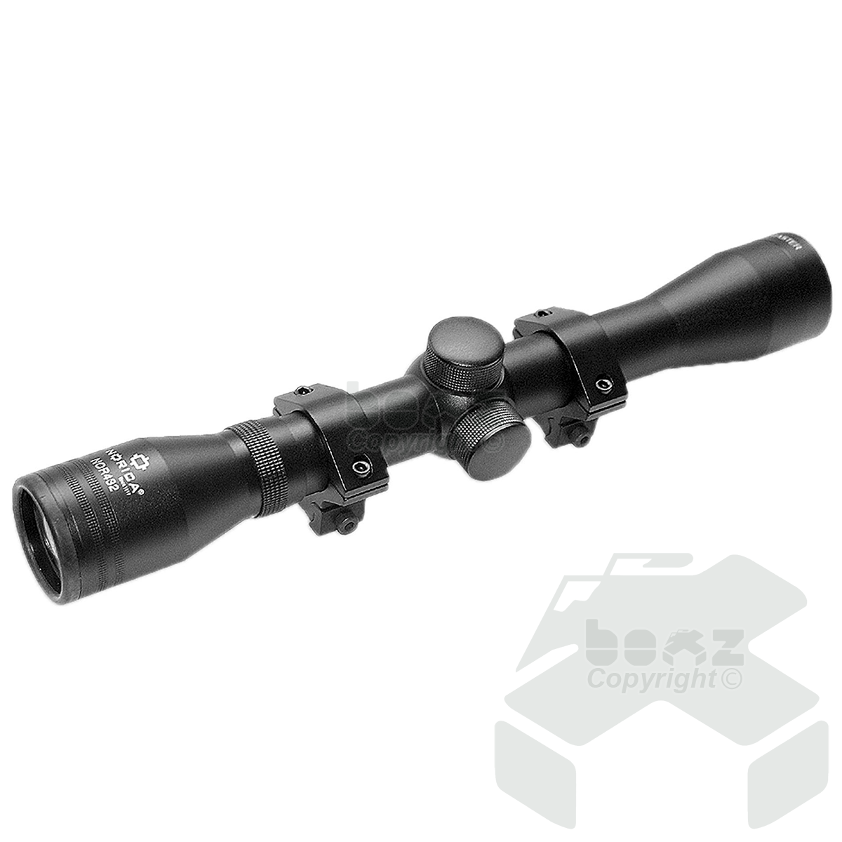 Norica Scope 4x32 with Two-piece Mounts