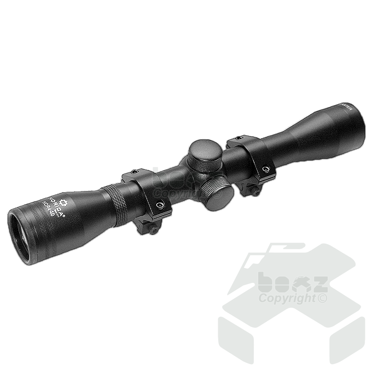 Norica Scope 4x40 with Two-piece Mounts