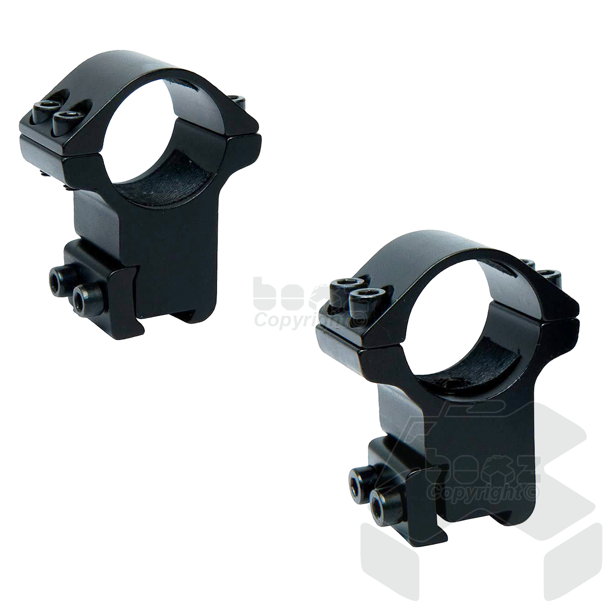 Norica Two-Piece 1" Scope Mounts High - 9-11mm Dovetail
