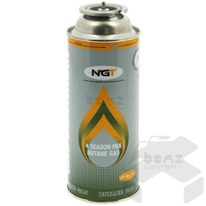 NGT 227g Butane Gas Canister Camping Gas - 4 Season Mix