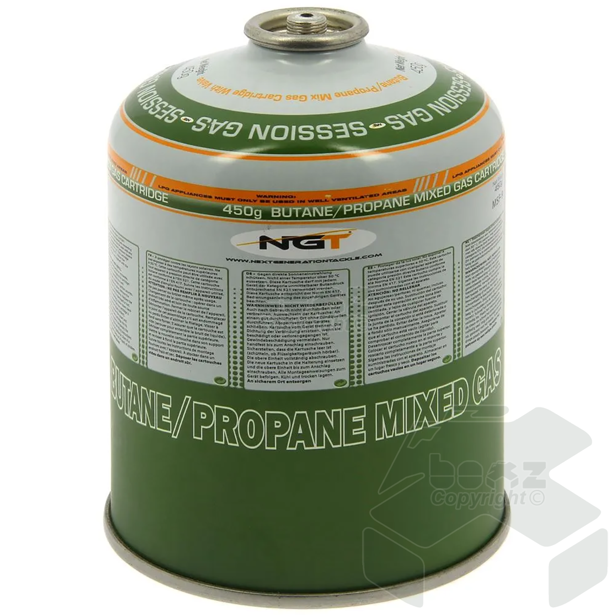 NGT 450g Butane / Propane Gas Canister (Stove Camping Gas)