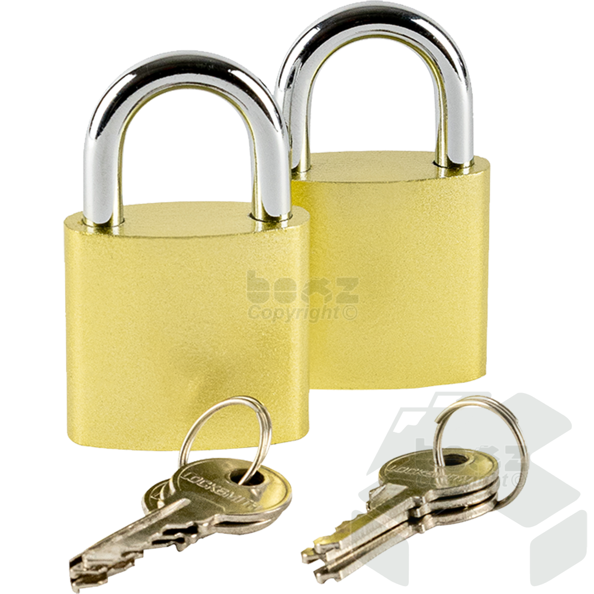 Mil-Com Padlock Twin Pack with 6 Matching Key's