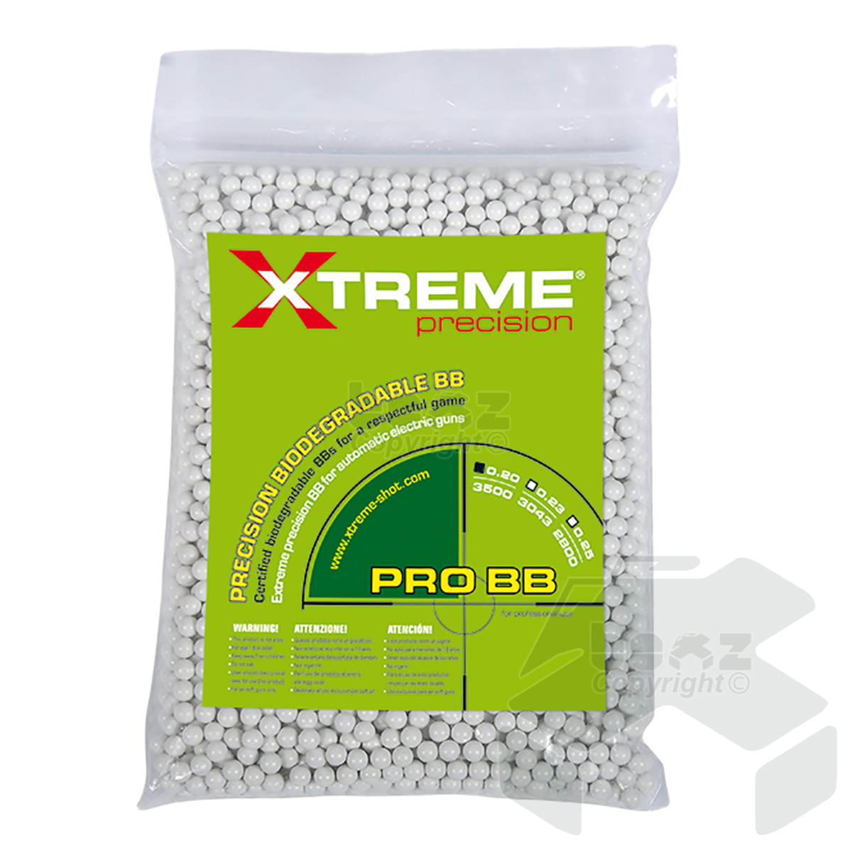 Xtreme Precision 0.20g Bio BBs White 700g bag
