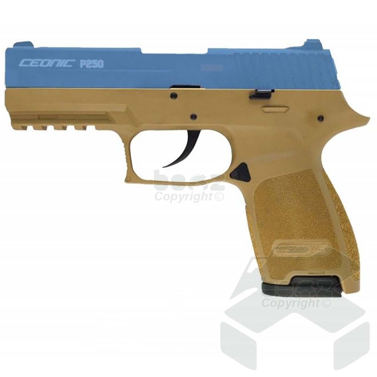 Ceonic P250 Blank Firing Pistol - 9mm - Blue Wilderness
