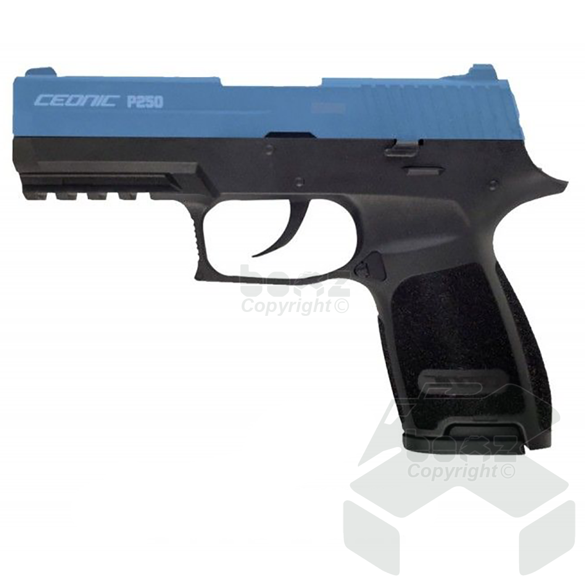 Ceonic p250 Blank Firing Pistol - 9mm - Blue Black