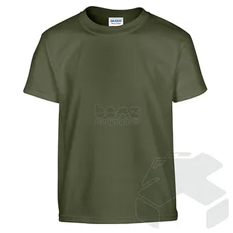 Kombat Kids Army Military T-Shirt Olive Green