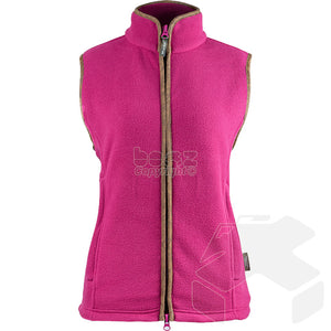 Jack Pyke Ladies Countryman Fleece Gilet Roselle