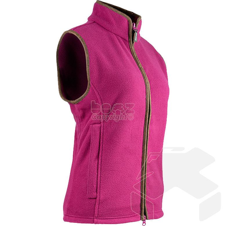 Jack Pyke Ladies Countryman Fleece Gilet Roselle