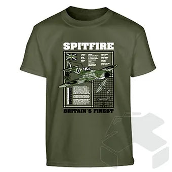 Kombat Kids Spitfire T-shirt - Olive Green