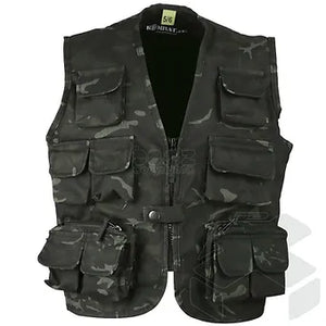 Kombat Kids Tactical Vest - BTP Black Camouflage