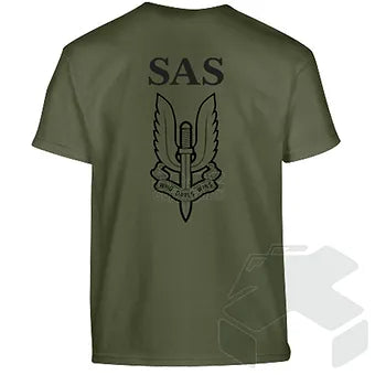 Kombat Kids SAS T-Shirt in Olive Green