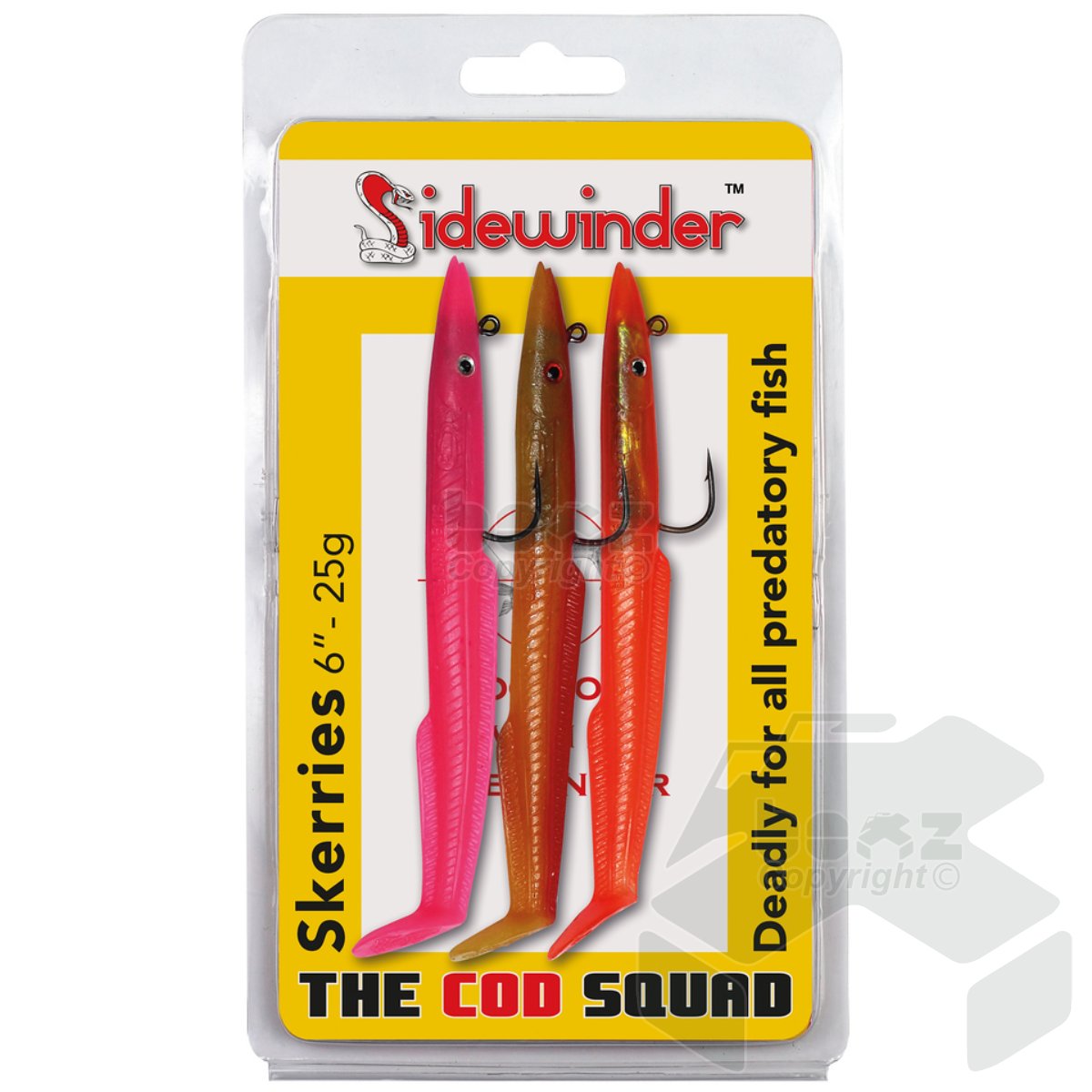 Sidewinder Skerries Eels The Cod Squad Pack