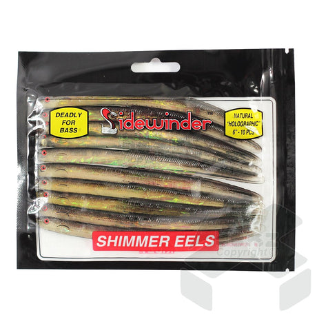 Sidewinder Shimmer Eels 10 Pack