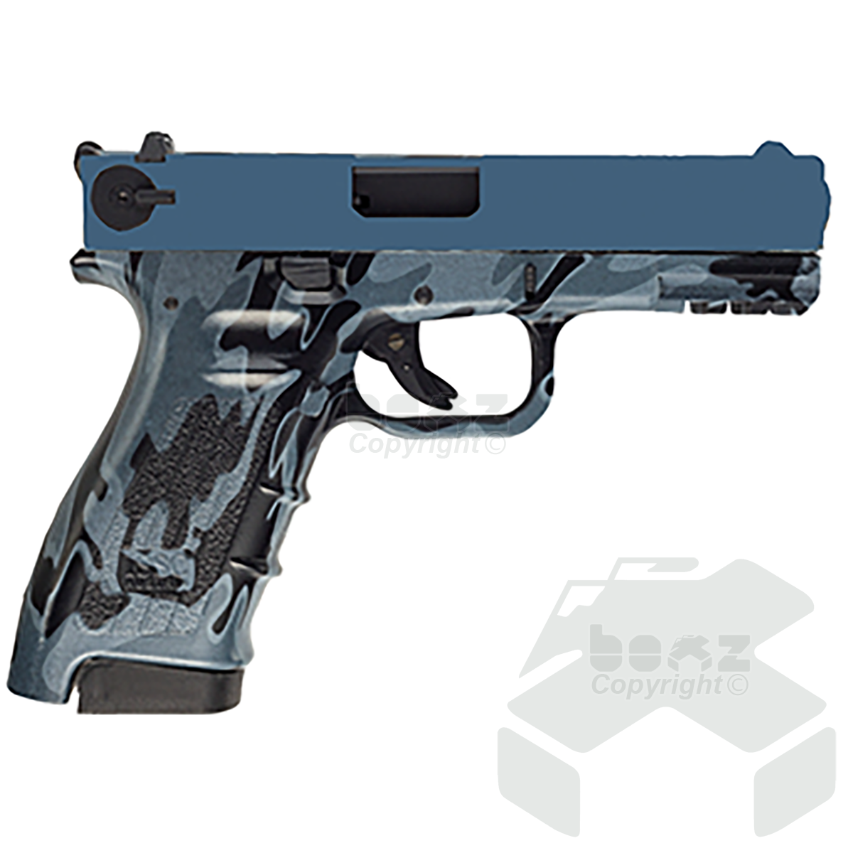 Ceonic M22 Blank Firing Pistol - 9mm - Blue Marin