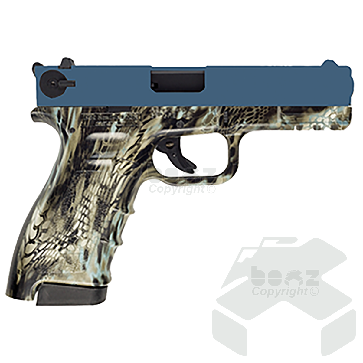 Ceonic M22 Blank Firing Pistol - 9mm - Blue Cobra