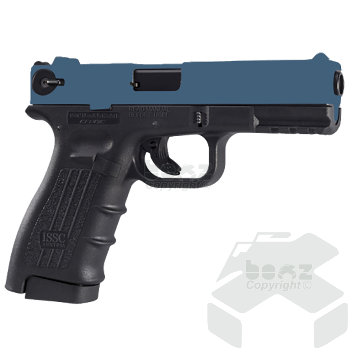 Ceonic M22 Blank Firing Pistol - 9mm - Blue Black