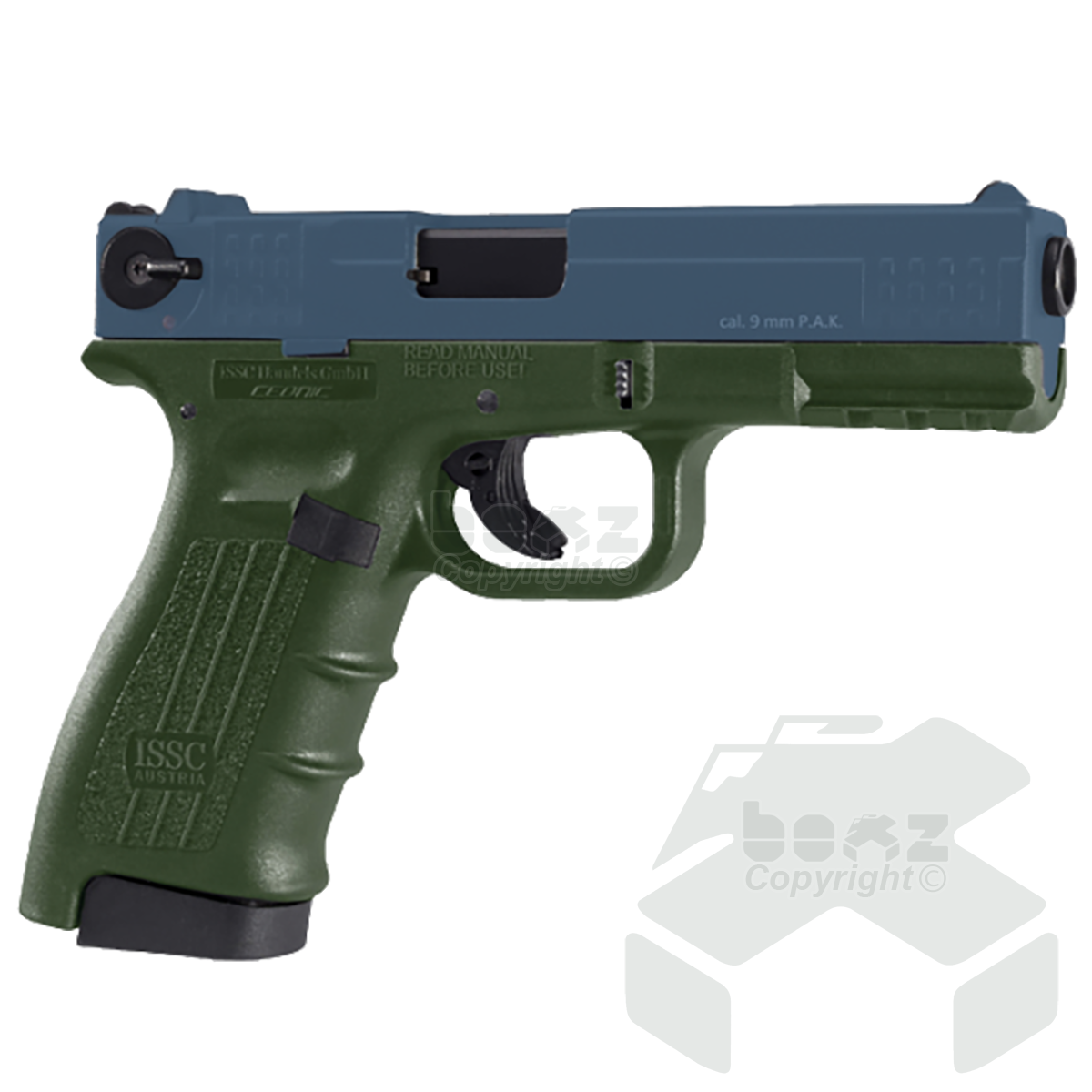 Ceonic M22 Blank Firing Pistol - 9mm - Blue Haki
