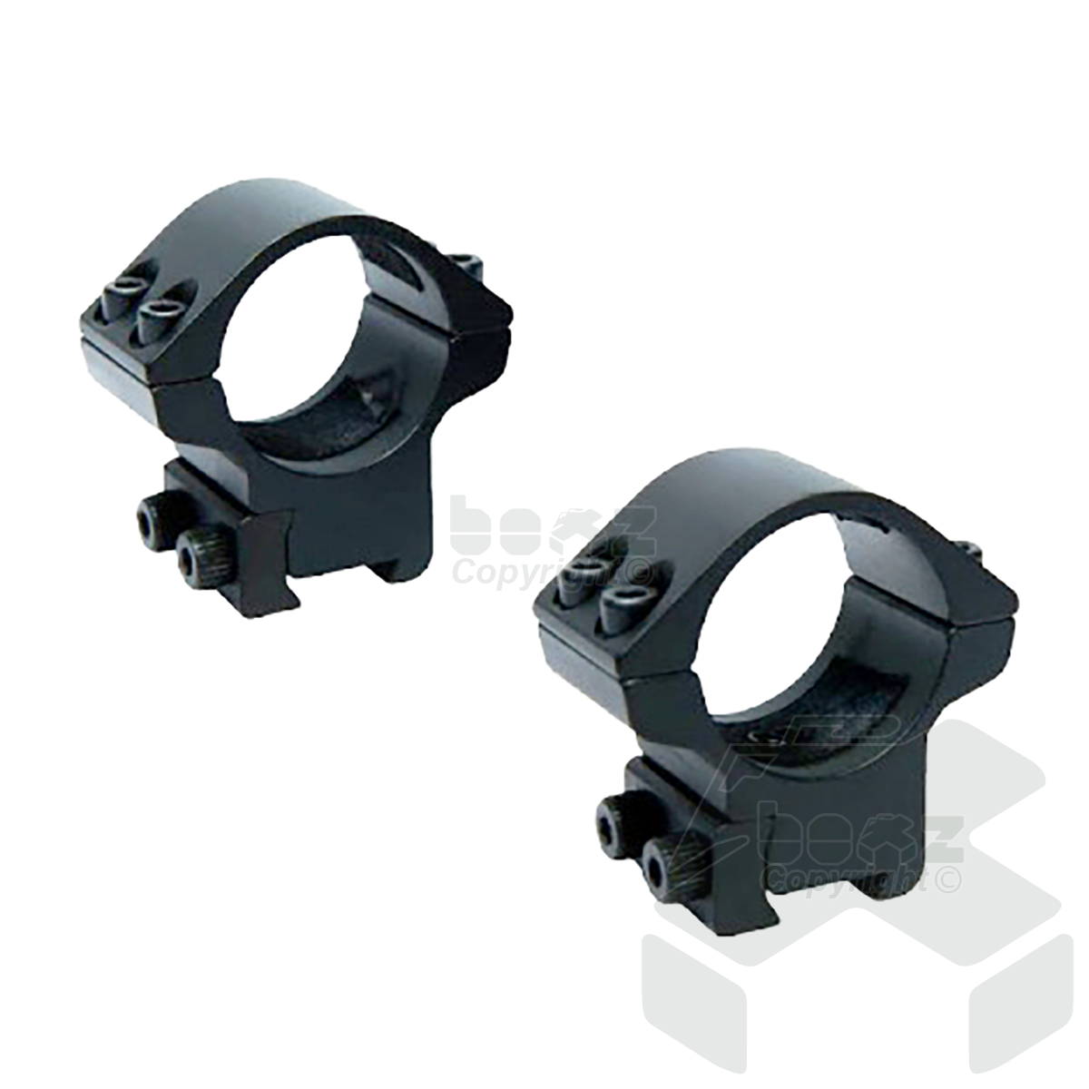 Proshot Two-Piece 1" Scope Mounts Low - Dovetail