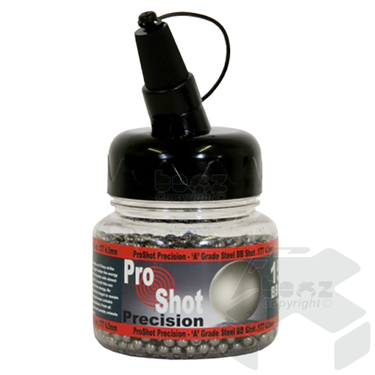 Proshot Precision 'A' Grade Steel BB's Pack of 1,500 - 4.50mm .177 Cal