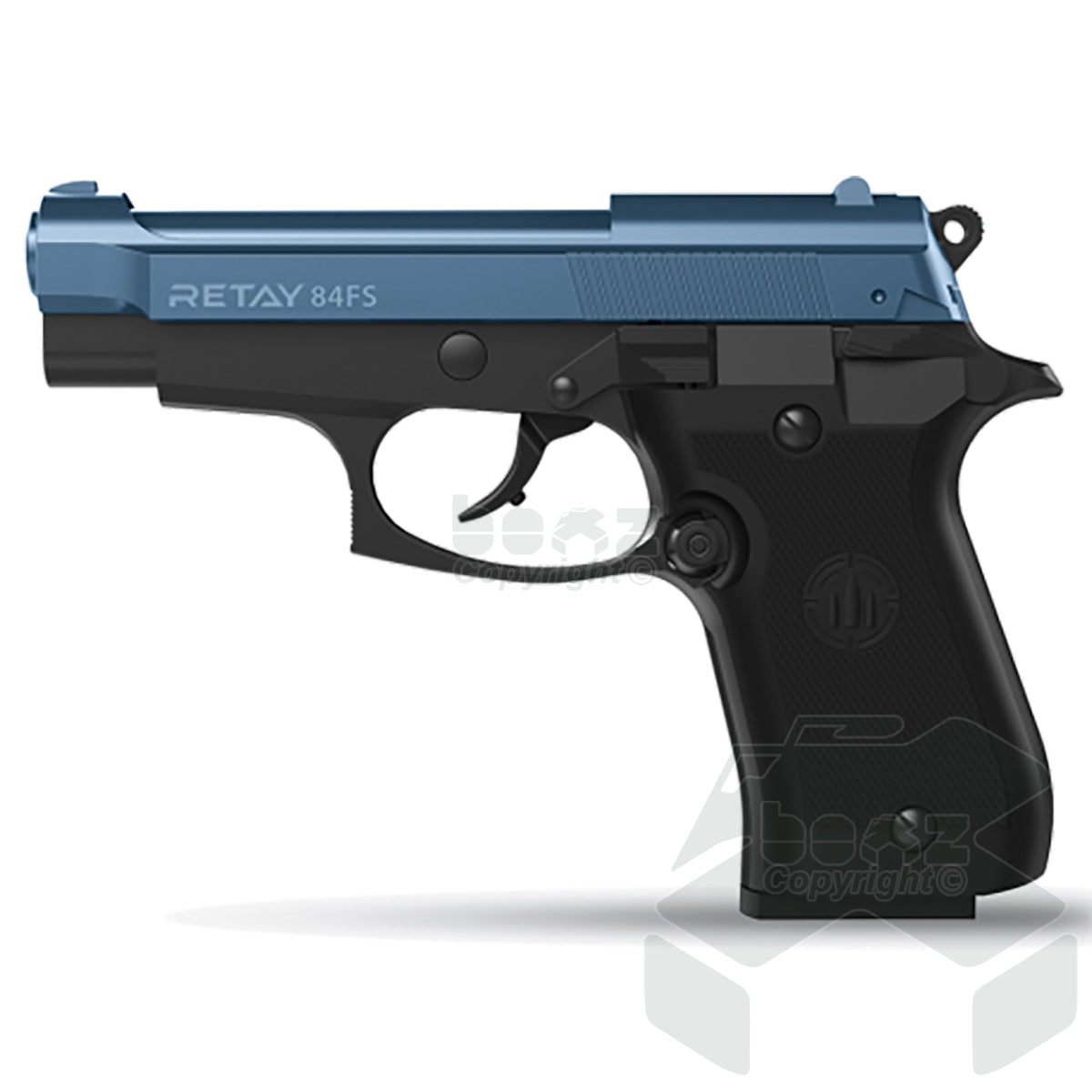 Retay 84 FS Blank Firing Pistol - 9mm  - Black