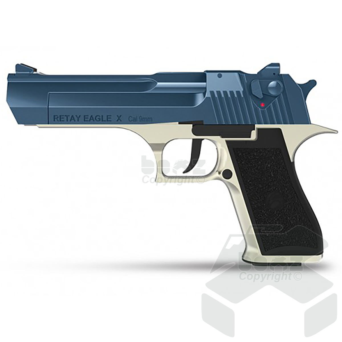 Retay EagleX Blank Firing Pistol - 9mm - Satin