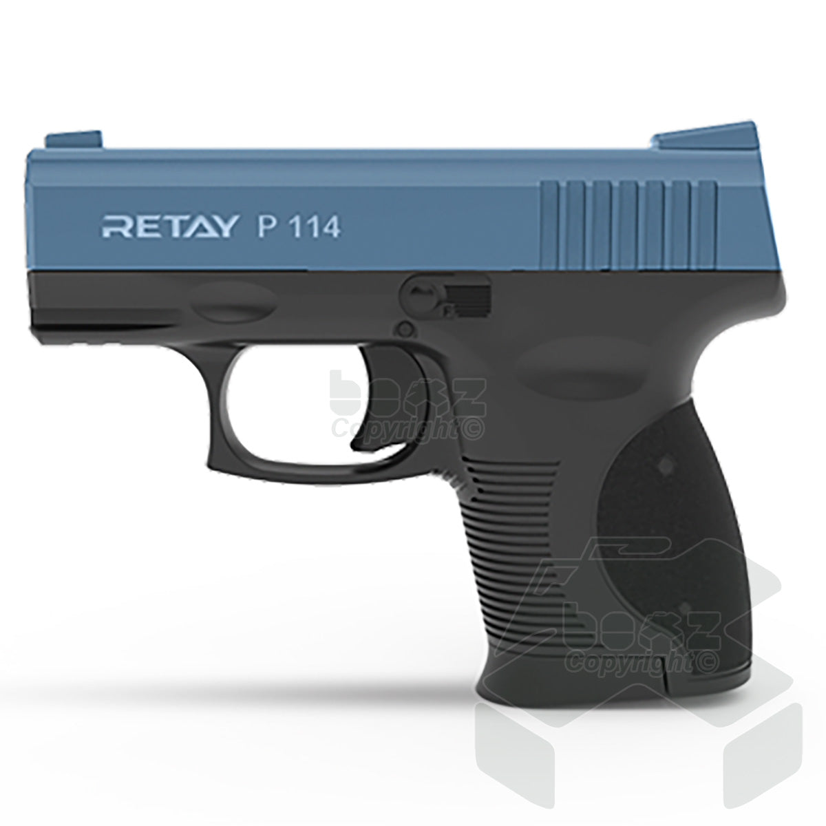 Retay P114 Blank Firing Pistol - 9mm  - Black