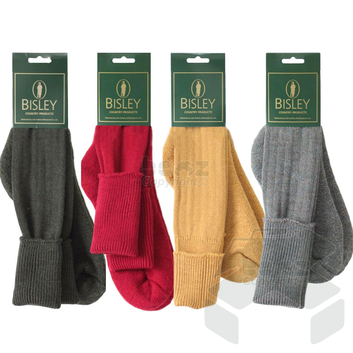 Bisley Country Quality Long Shooting Socks Stockings - Size & Colour Choice