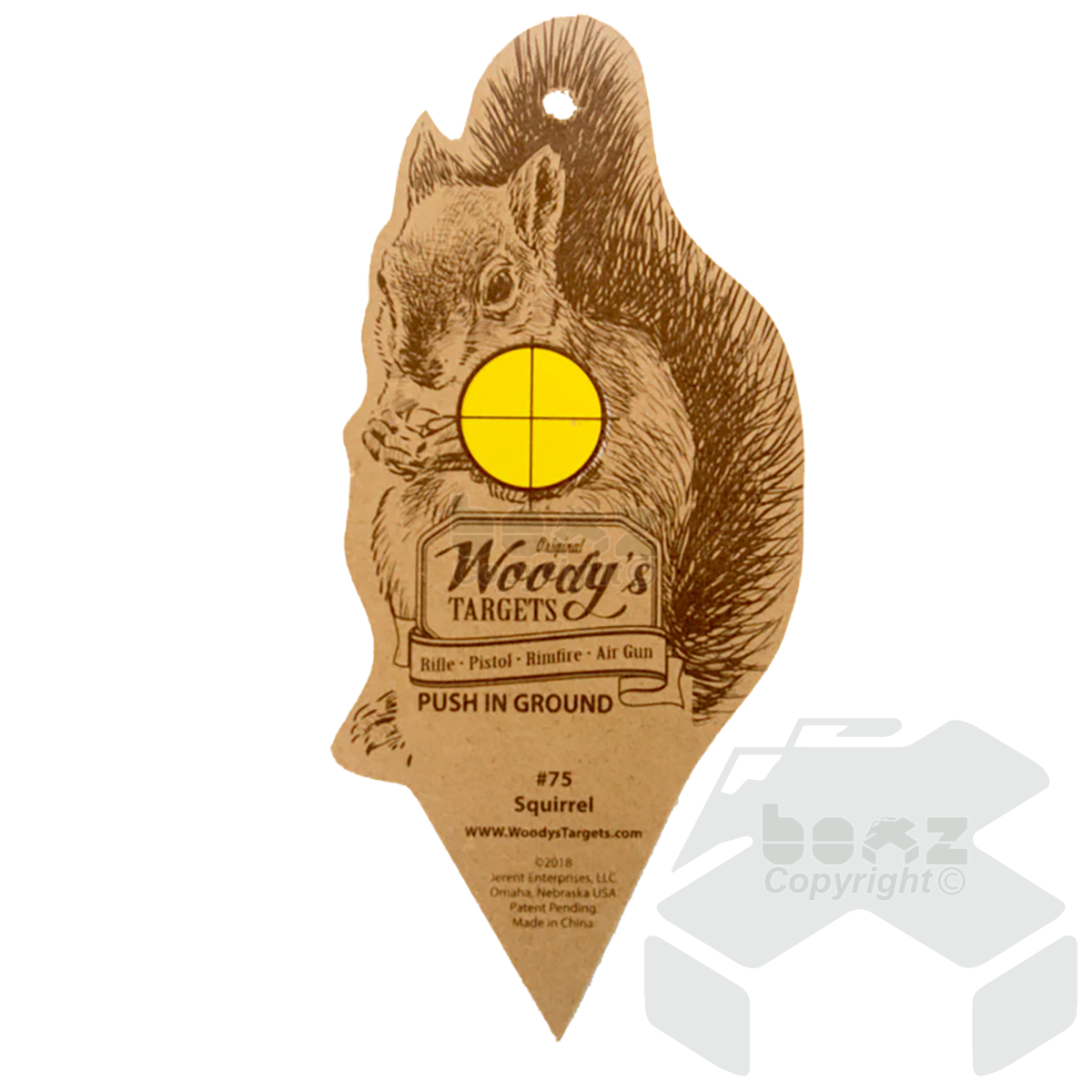 Woody's Squirrel Wooden Airgun Target - Pack of 6