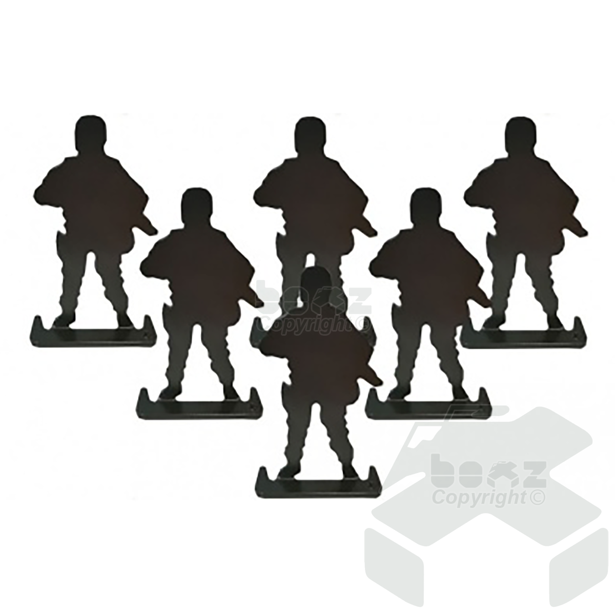 Proshot Metal Soldier Targets Standing - 6 Pack