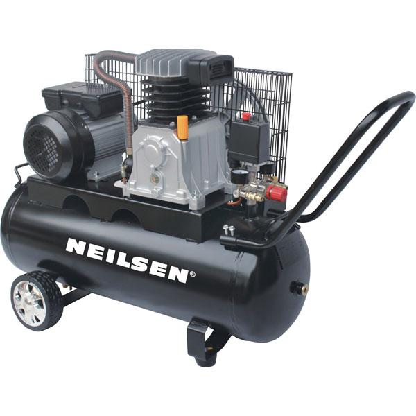 Neilsen 50l 230v 2hp Belt-driven Air Compressor