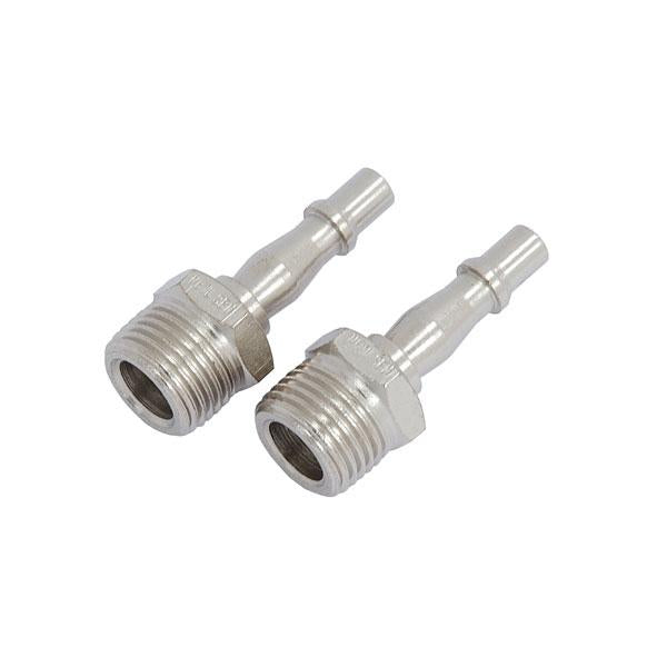 Neilsen Air Hose Bayonet Fitting, Male 3/8'' Bsp 2pcs