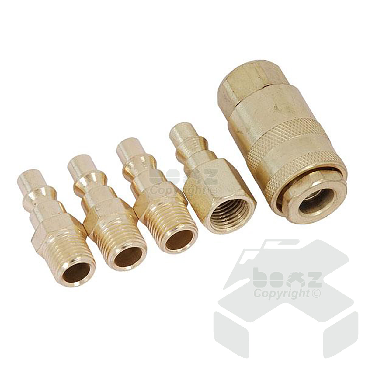 Neilsen Air Quick Coupler 5pc Full Brass