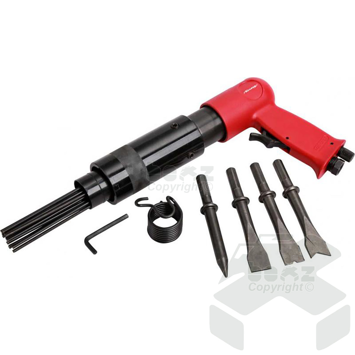 Air Hammer & Descaler Needle Gun Tool Kit