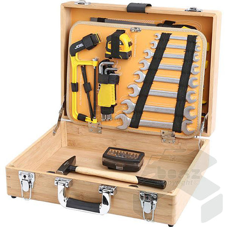 Jobsite 108pcs Set Bamboo Tool Box