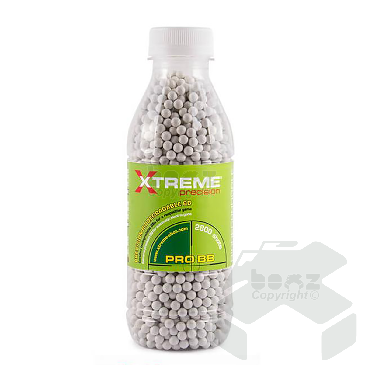 Xtreme Precision 0.23g Bio BBs White 2800 bottle