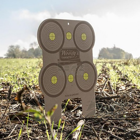 Woody's Multi Target Wooden Airgun Target - Pack of 2
